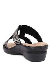 Pavers Embellished Mules Black Sandals - Image 2 of 5