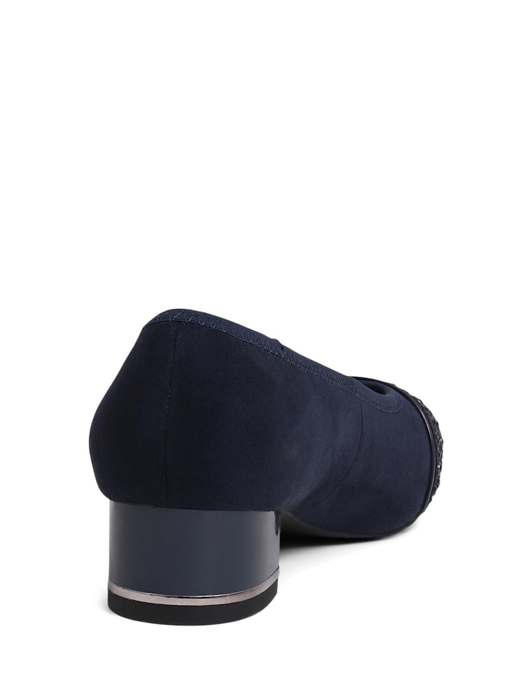 Azul - Zapatos de salón negros con tacón cuadrado de Pavers - Imagen 2 de 5 Azul - Zapatos de salón negros con tacón cuadrado de Pavers - Imagen 2 de 5