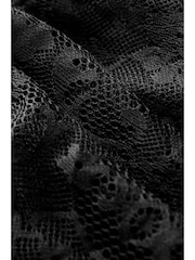 Black Embellished Lace Sheer Long Sleeve Blouse - Image 7 of 7