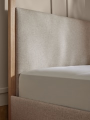 Wool Blend Stone N. Premium Aviano Four Poster Bed Frame - Image 3 of 7