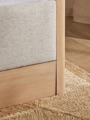 Wool Blend Stone N. Premium Aviano Four Poster Bed Frame - Image 5 of 7