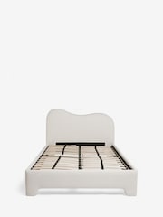 Casual Boucle Oyster Elsie Upholstered Bed Frame - Image 6 of 8