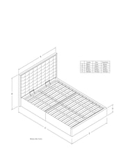 Wool Blend Natural Stone Winslow Upholstered Bed Frame - Image 4 of 6