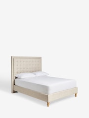 Wool Blend Natural Stone Winslow Upholstered Bed Frame - Image 5 of 6