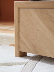 Wood Oak Effect Hayford Bed Frame with Storage Drawers - Image 4 of 7