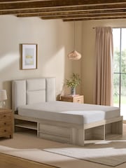 Tweedy Plain Light Grey Finsbury Platfrom Storage Bed Frame - Image 2 of 7