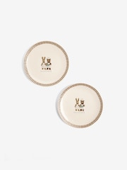 Set of 2 Natural Rosie Rabbit and Bertie Bear Side Plates - Image 5 of 5