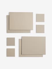 Komplet 4 Rectangle obojestransko (nošenje) Faux Leather pogrinjek and podstavek za kozarec/steklenico - Slika 3 iz 4