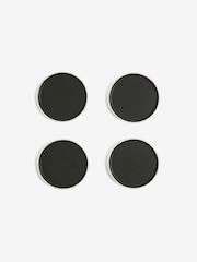 Set of 4 Black Otis Coasters - Image 4 of 4