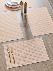 Set of 4 Wipe Clean Weave Placemats - Bild 1 von 3