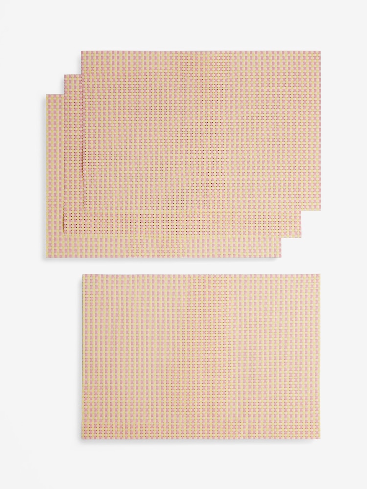 Set of 4 Wipe Clean Weave Placemats - Bild 3 von 3