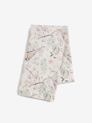 Pink Love Bird Floral Wipe Clean Tablecloth - Image 2 of 3
