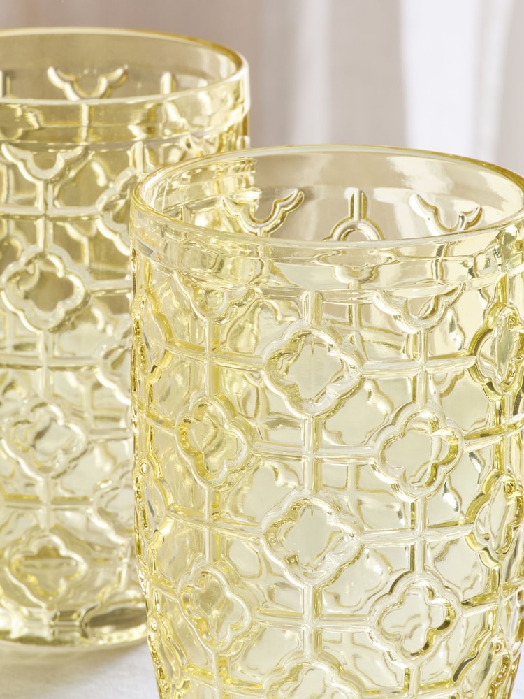 Geprägte Glasbecher im 2er-Set - Bild 3 von 3