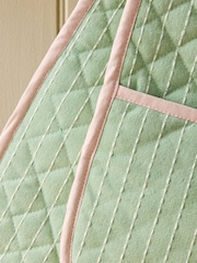 Green Stripe Oven Gloves - Image 3 of 4