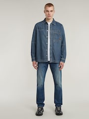 G Star Denim Vintage Regular Fit Check Pocket 100% Cotton Shirt - Image 5 of 7