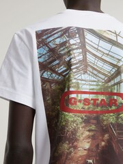 G Star Greenhouse Backprint White T-Shirt - Image 5 of 7