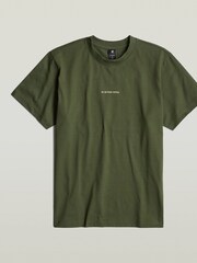 G Star Green G Star Center Chest Logo Boxy T-Shirt - Image 6 of 7
