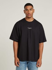 G Star Black G Star Center Chest Logo Boxy T-Shirt - Image 1 of 6
