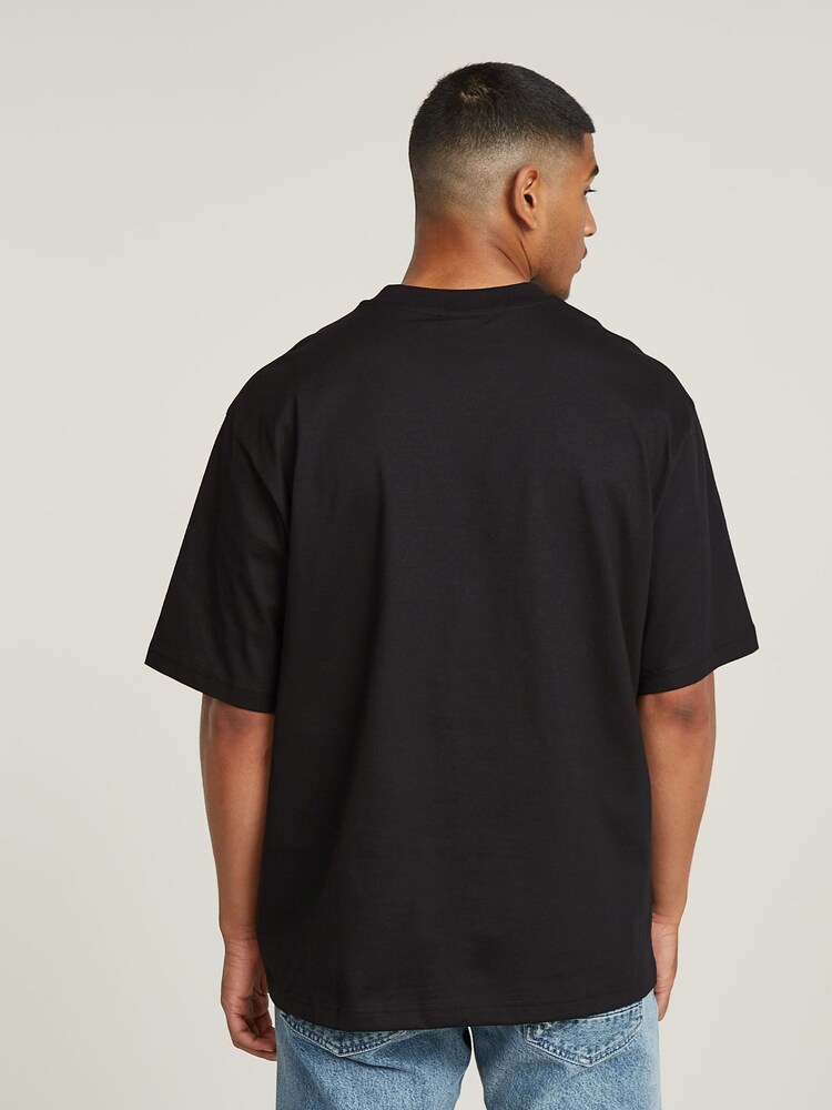 G Star Black G Star Center Chest Logo Boxy T-Shirt - Image 2 of 6 G Star Black G Star Center Chest Logo Boxy T-Shirt - Image 2 of 6