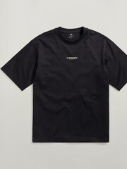 G Star Black G Star Center Chest Logo Boxy T-Shirt - Image 6 of 6
