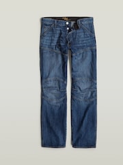G Star Denim Dark Wash Elwood 5620 3D Regular 100% Cotton Jeans - Image 6 of 6