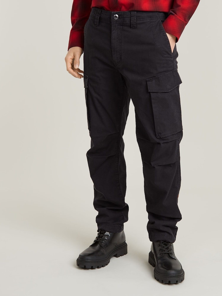 G Star Regular Fit Core Cargo Black Trousers - Image 1 of 7