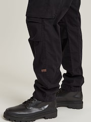 G Star Regular Fit Core Cargo Black Trousers - Image 3 of 7