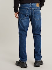 G Star Mid Blue Denim G Star Mid Blue Denim Mosa Straight Fit Jeans - Image 2 of 6