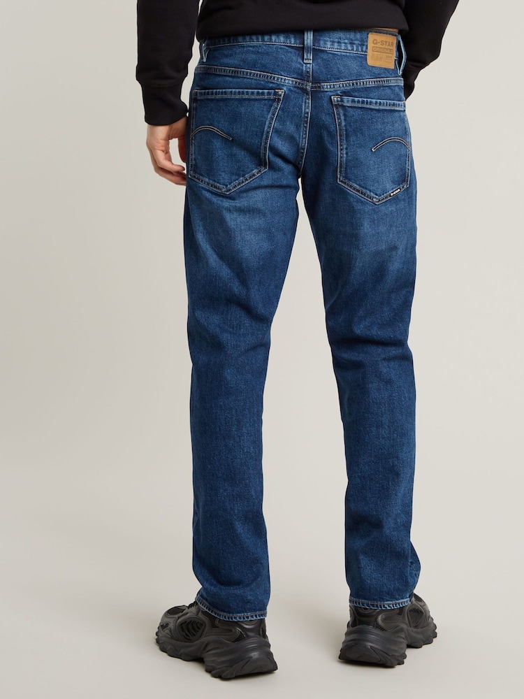 G Star Mid Blue Denim G Star Mid Blue Denim Mosa Straight Fit Jeans - Image 2 of 6 G Star Mid Blue Denim G Star Mid Blue Denim Mosa Straight Fit Jeans - Image 2 of 6