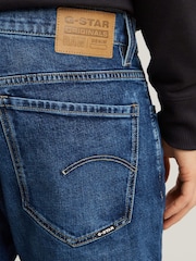 G Star Mid Blue Denim G Star Mid Blue Denim Mosa Straight Fit Jeans - Image 5 of 6
