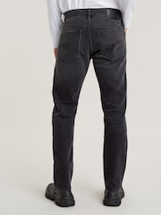 G Star Washed Black G Star Mid Blue Denim Mosa Straight Fit Jeans - Image 2 of 6
