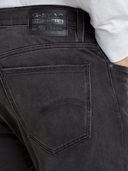 G Star Washed Black G Star Mid Blue Denim Mosa Straight Fit Jeans - Image 5 of 6