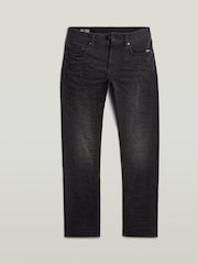 G Star Washed Black G Star Mid Blue Denim Mosa Straight Fit Jeans - Image 6 of 6