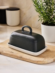 Monochrome Otis Butter Dish - Image 1 of 5