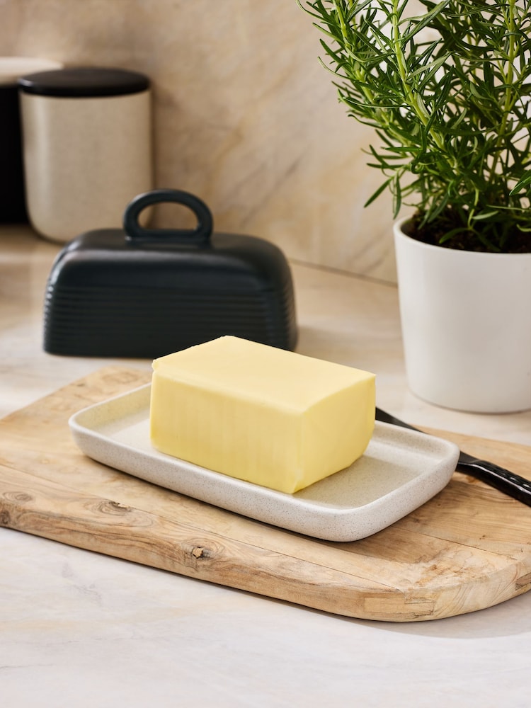 Monochrome Otis Butter Dish - Image 2 of 5
