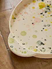 Multi Speckle Platter and Nibble Bowls - Image 3 of 4