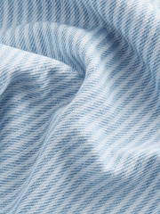 Mid Blue Striped Straight 100% Cotton Jeans - Image 8 of 8