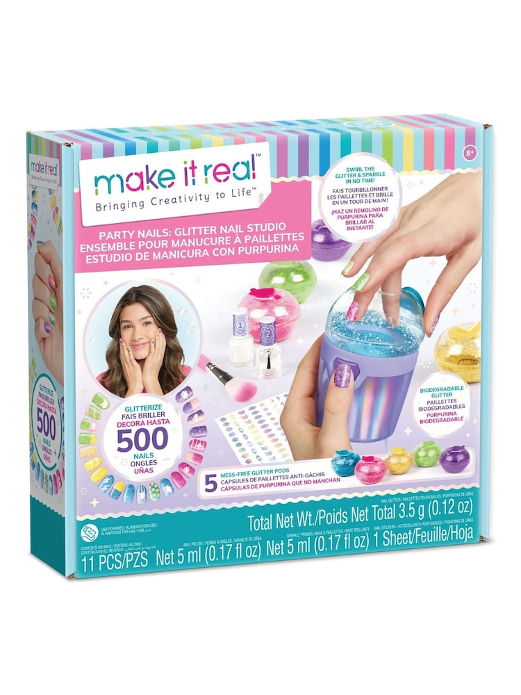 Make It Real Party Nails Glitter Design Set - Image 1 of 2