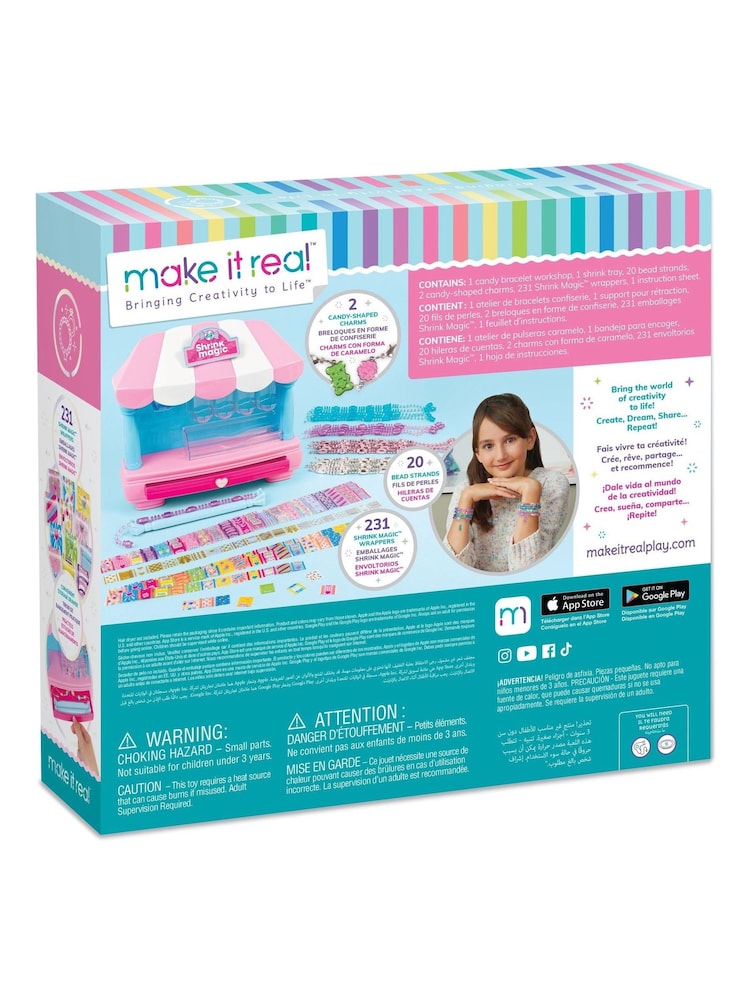 Make It Real Shrink Magic Candy Shop Bracelet Kit - Image 2 of 2