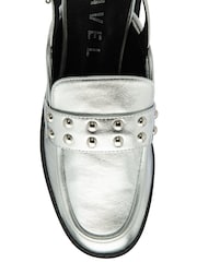 Ravel Silver Flat Slingback Loafers - Image 4 of 4