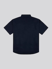 U.S. Polo Assn. Black Big & Tall Mens Short Sleeve 100% Cotton Oxford Shirt - Image 6 of 7
