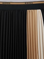 Юбка миди с плиссированным поясом Reiss Iris - Изображение 6 из 6
