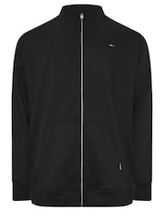 BadRhino Big & Tall Black Funnel Neck Sweatshirt - Image 2 of 3