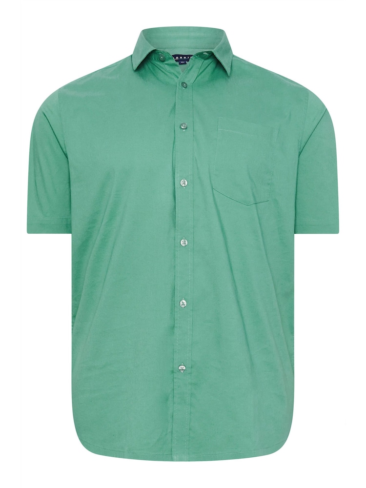 BadRhino Big & Tall Green Lycra Short Sleeve Shirt - Image 2 of 3