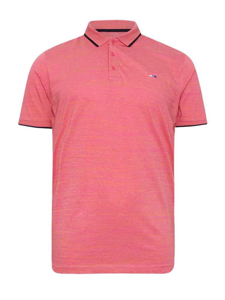 BadRhino Big & Tall Pink Injected Slub Polo - Image 2 of 3
