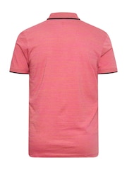 BadRhino Big & Tall Pink Injected Slub Polo - Image 3 of 3