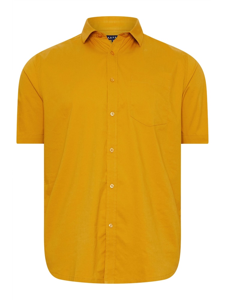BadRhino Big & Tall Yellow Lycra Short Sleeve Shirt - Image 2 of 3