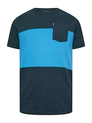 Синий - BadRhino Big & Tall 100% Cotton Pocket T-Shirt - Image 2 of 3