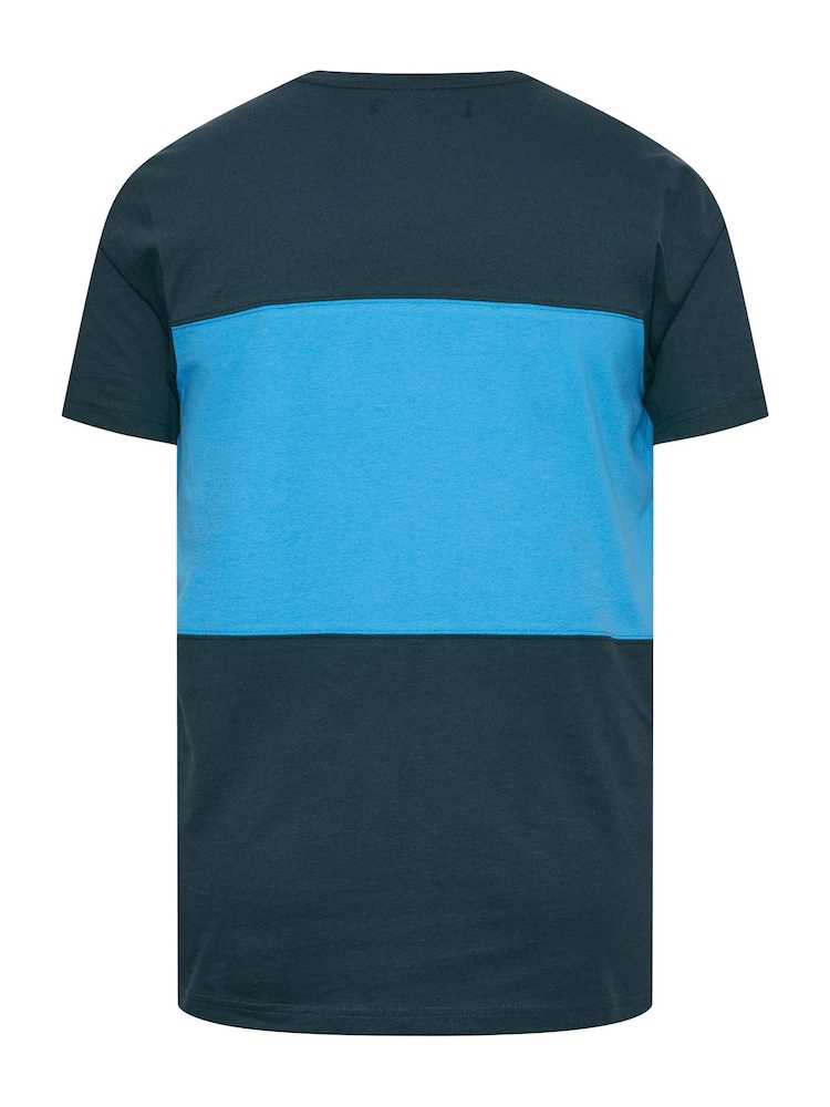 Синий - BadRhino Big & Tall 100% Cotton Pocket T-Shirt - Image 3 of 3