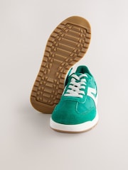 Green Elastic Lace Trainers - Image 5 of 7